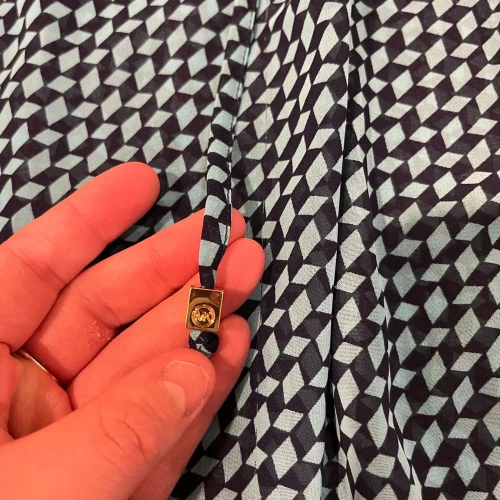 MICHAEL Michael Kors Sheer Long Sleeve Blouse - Picture 5 of 10